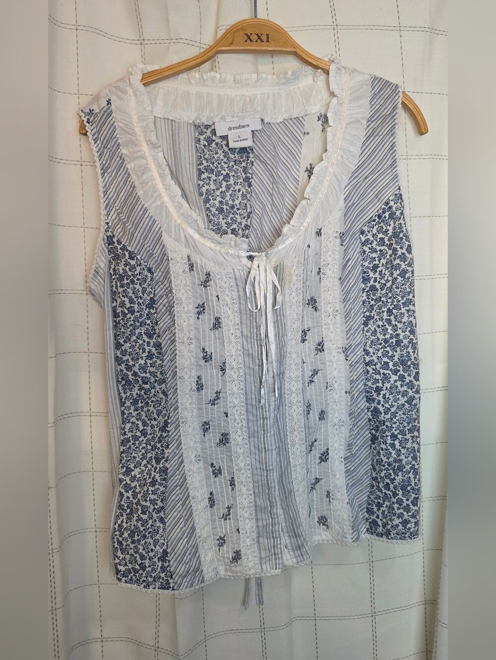 Dressbarn 100% Cotton Top